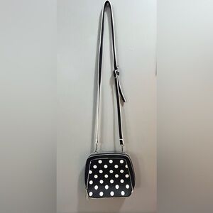 Coco + Carmen Polka Dot Crossbody Bag - Blue and White